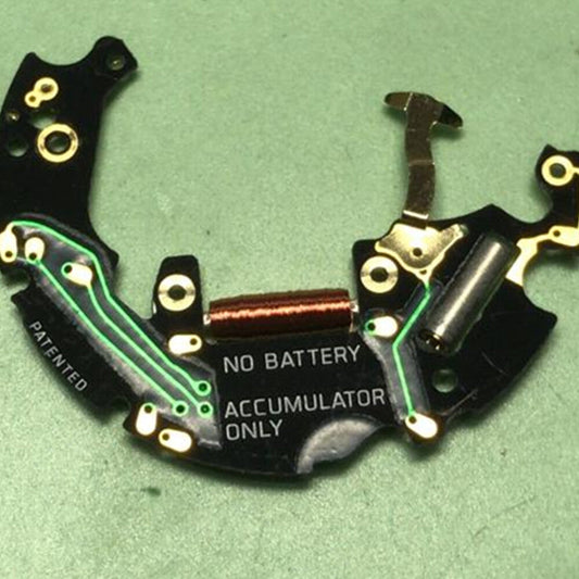 Original Swiss Made ETA205.911 movement circuit board for watch repair and replacement.