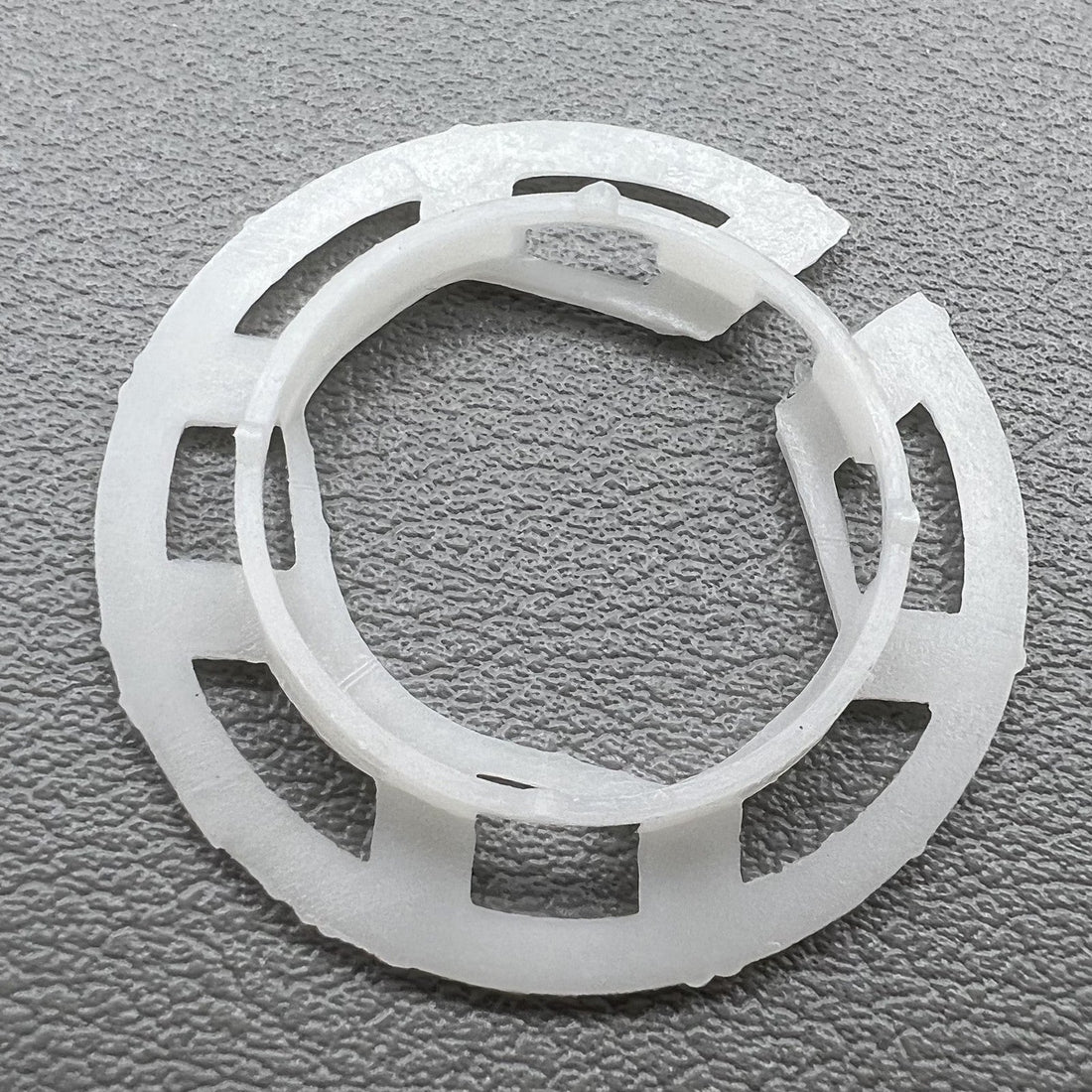 Set of 2 watch case spacers 3.6mm height 30mm, fixierring for Miyota 2035 movements, durable accessory.