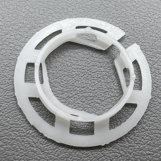 Set of 2 watch case spacers 3.6mm height 30mm, fixierring for Miyota 2035 movements, durable accessory.