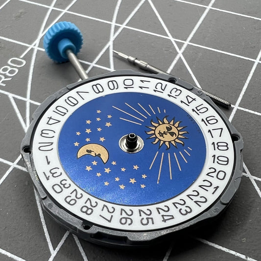 Japan Made MIYOTA 6M95 quartz movement watch accessory featuring multifunctional precision by Miyota.