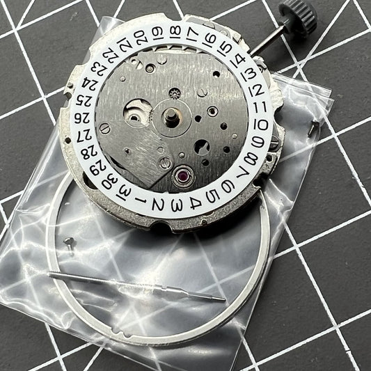 Japan Made Miyota 8219 automatic watch movement, precise mechanical craftsmanship for reliable timekeeping.