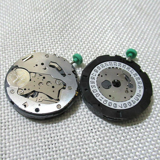 Miyota OS22 quartz watch movement with date display at 4 o'clock, precision Japanese craftsmanship