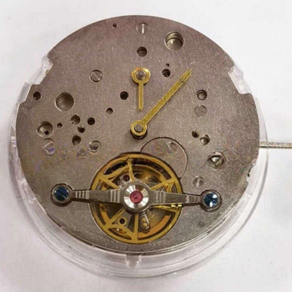 China Made L10 watch accessory showcasing automatic mechanical movement with separate hour and minute hands.
