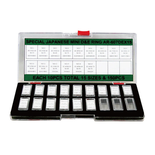 Japan Special Glass Crystal waterproof mini D&E ring for watch crown seal gasket by D&E, durable and precise.