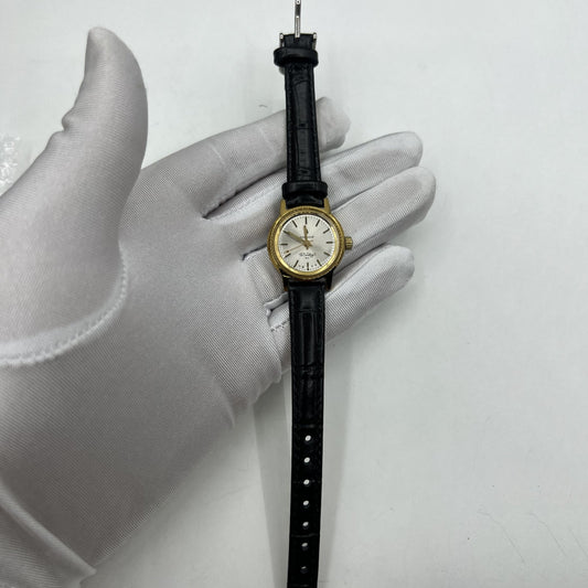 27mm Kongque manual mechanical watch with silver dial, golden markers, 19 jewels, Chinese craftsmanship