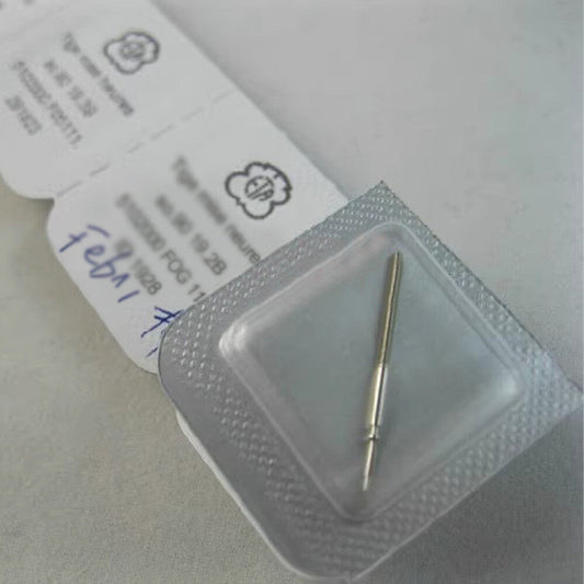 Swiss Made watch stem compatible with ETA F06.111 movement, high-quality replacement part.