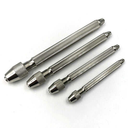 Bergeon 1842-A Swiss tool set featuring 4 square head pin vices holders for watch accessory repairs.