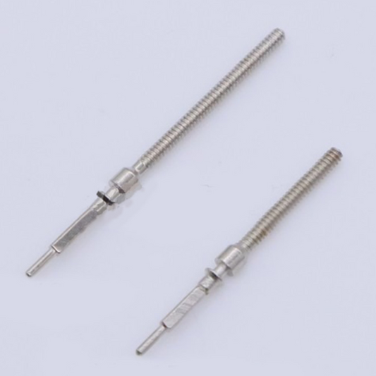 1. Set of 10 watch stems for China Made 7120 movement, durable replacement parts.  