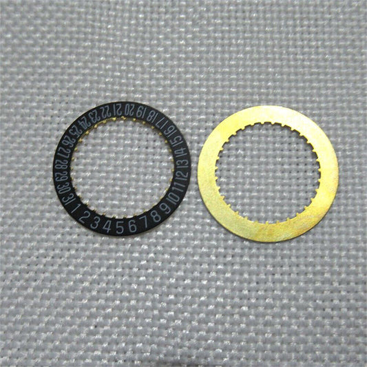 Generic Black Date Disk Wheel for ETA 2824 Movement, Date at 6 O'clock, #21 Marker