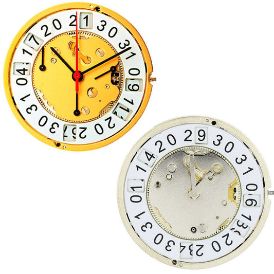 Ronda 5040B quartz watch movement with chronograph function for precise timekeeping and durability.