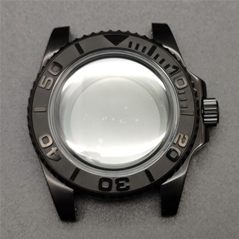 Watch Case Hardened convex bubble mirror case for NH35/NH36/NH39/NH38 movements, durable accessory.