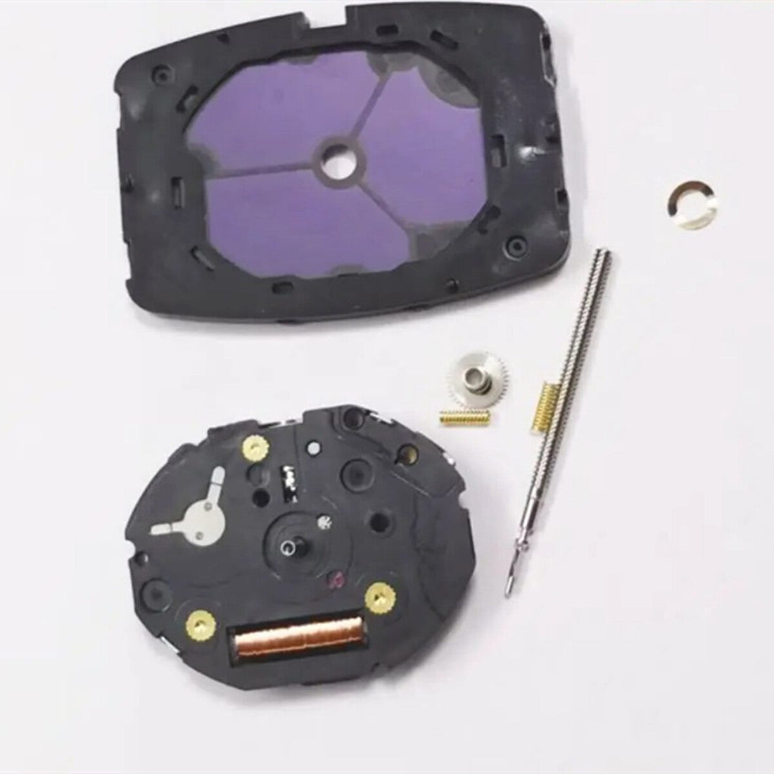 Hattori Epson VS17A solar-powered quartz watch movement, precision Japan-made component.