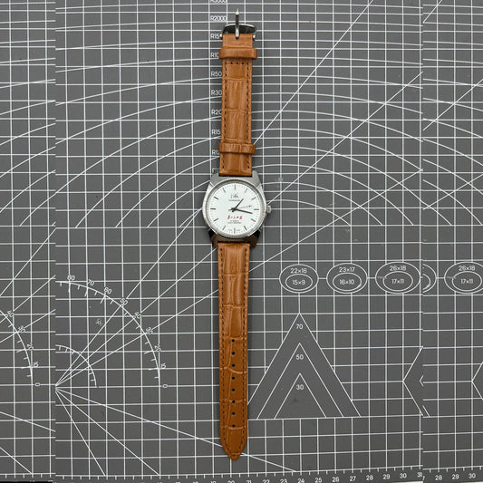 37mm Shanghai Factory 7120 men's manual mechanical watch, shock-resistant with classic design.