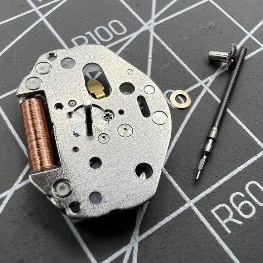 Miyota 2026 quartz watch movement, precision Japanese craftsmanship for reliable timekeeping.