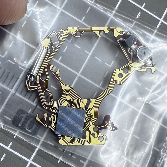 Seiko 5T52B quartz movement circuit board, genuine Japan part for accurate timekeeping.