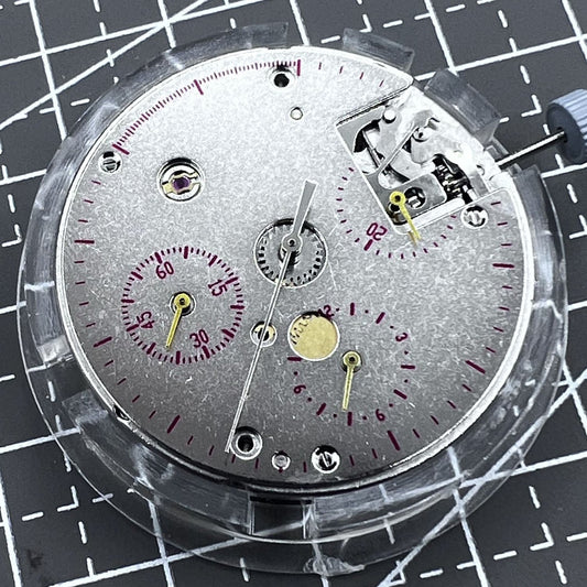 Seagull Tianjin ST1903 manual watch movement with 24-hour display for precise timekeeping