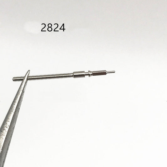 1. Set of 10 generic watch winding stems compatible with Shanghai 2824-2 movement for precise repairs.  