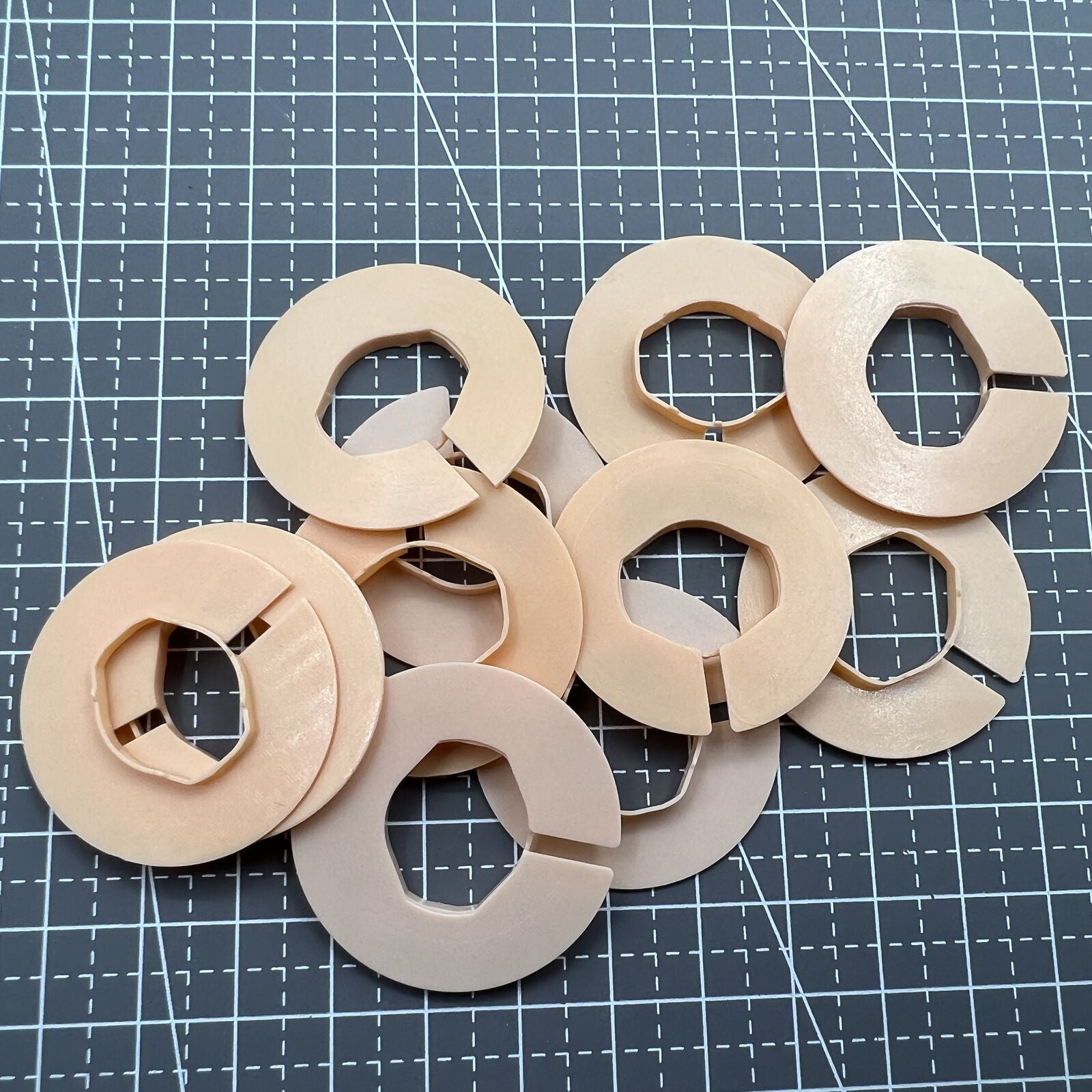 12 PIECES 4 Ligne Sizes Movement Case Spacer Casing Ring Holder - Affo ...