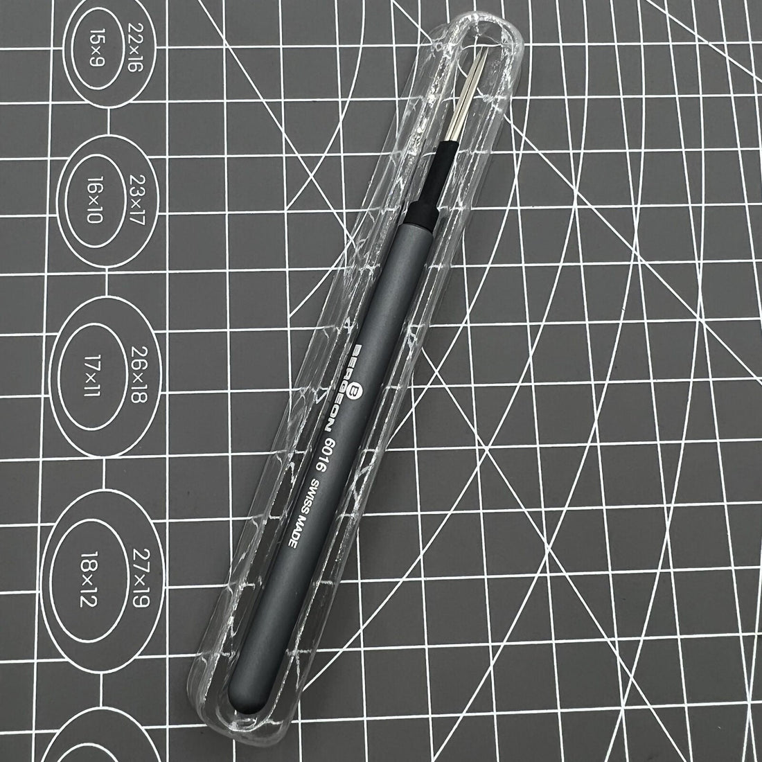 Swiss Bergeon 6016 watch hand and movement wheel remover tool for precise watch repair and maintenance.