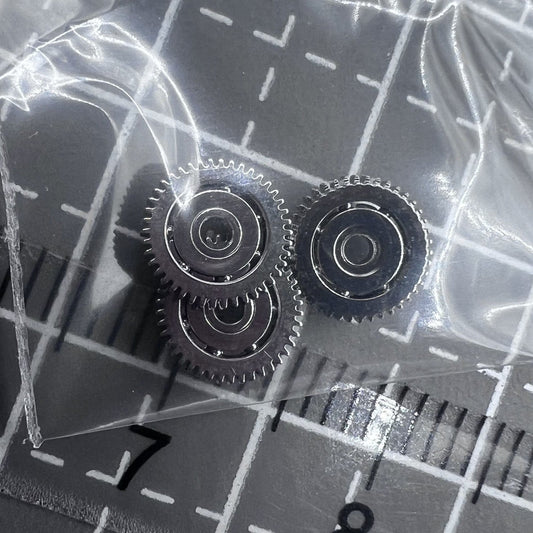 Set of 2 ball bearings for ETA 7750/7751/7753 oscillating weight, precision fit for China Made watches.