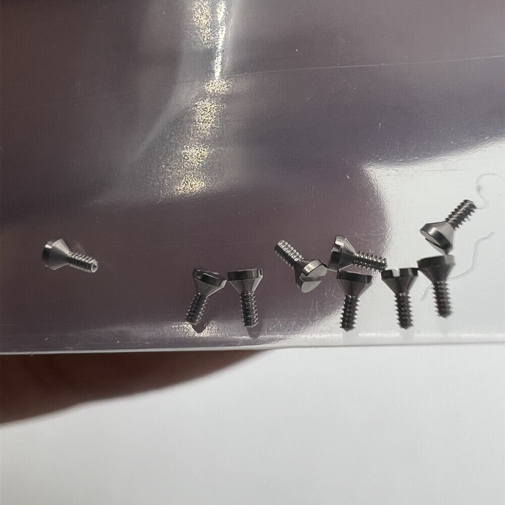 Movement watch screws for Miyota 8200 dial foot pin parts, compatible precision components for repairs.