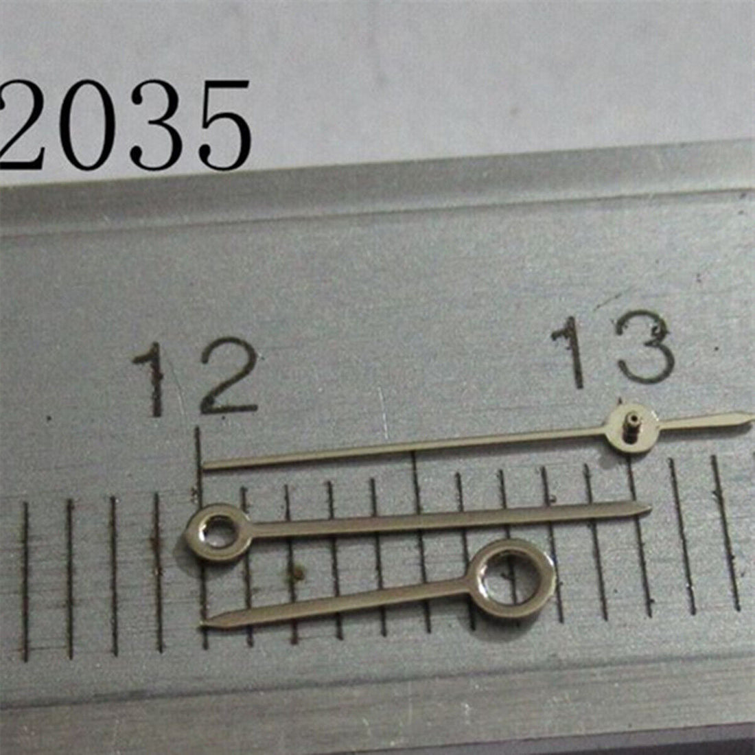 Dark silver 10mm watch hands set for Miyota 2035, 2115, 2105, 2305, 2315 movements.