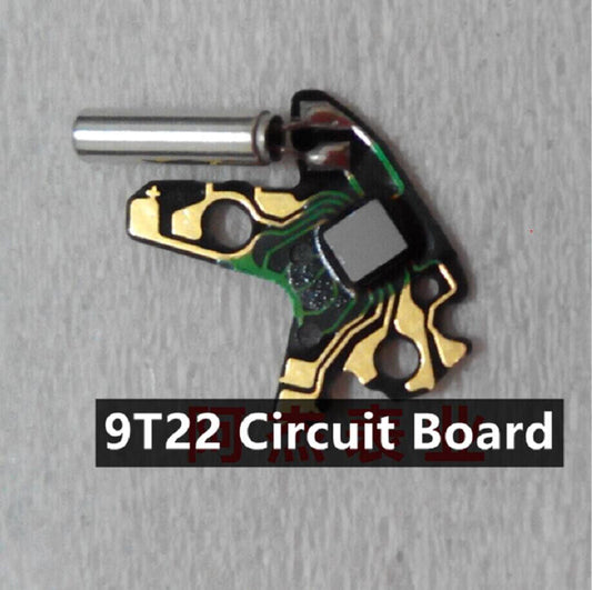 Generic 9T22 watch movement circuit board repair part for precise timekeeping maintenance.