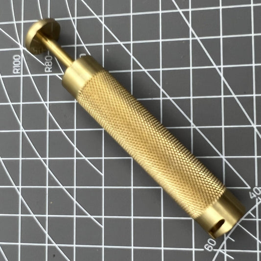 Swiss Made Bergeon 30082-M mainspring winder handle for right-handed watch repair tools.