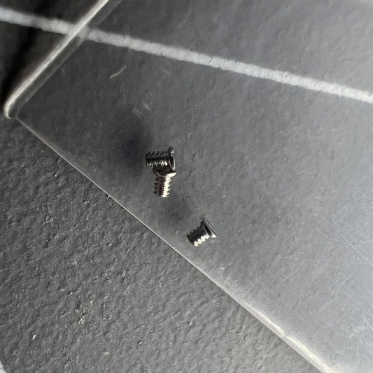 Rotor oscillating weight screws for SA100 watch movement, compatible accessory by Generic brand.