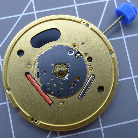 Swiss Made ETA F06.101 quartz watch movement with 2 hands, precise timekeeping by ETA.
