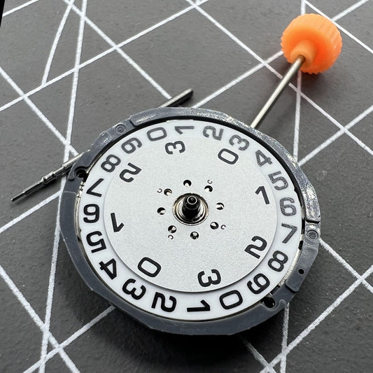 Miyota/Citizen LTD 1L50 quartz watch movement with 3 hands, precision Japan-made mechanism.
