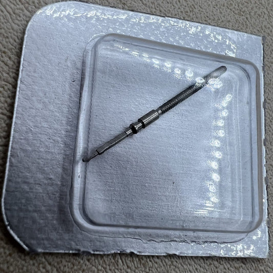 1. Two watch winding stems for Shanghai 3235 movement, compatible China-made parts, ideal for repairs.  