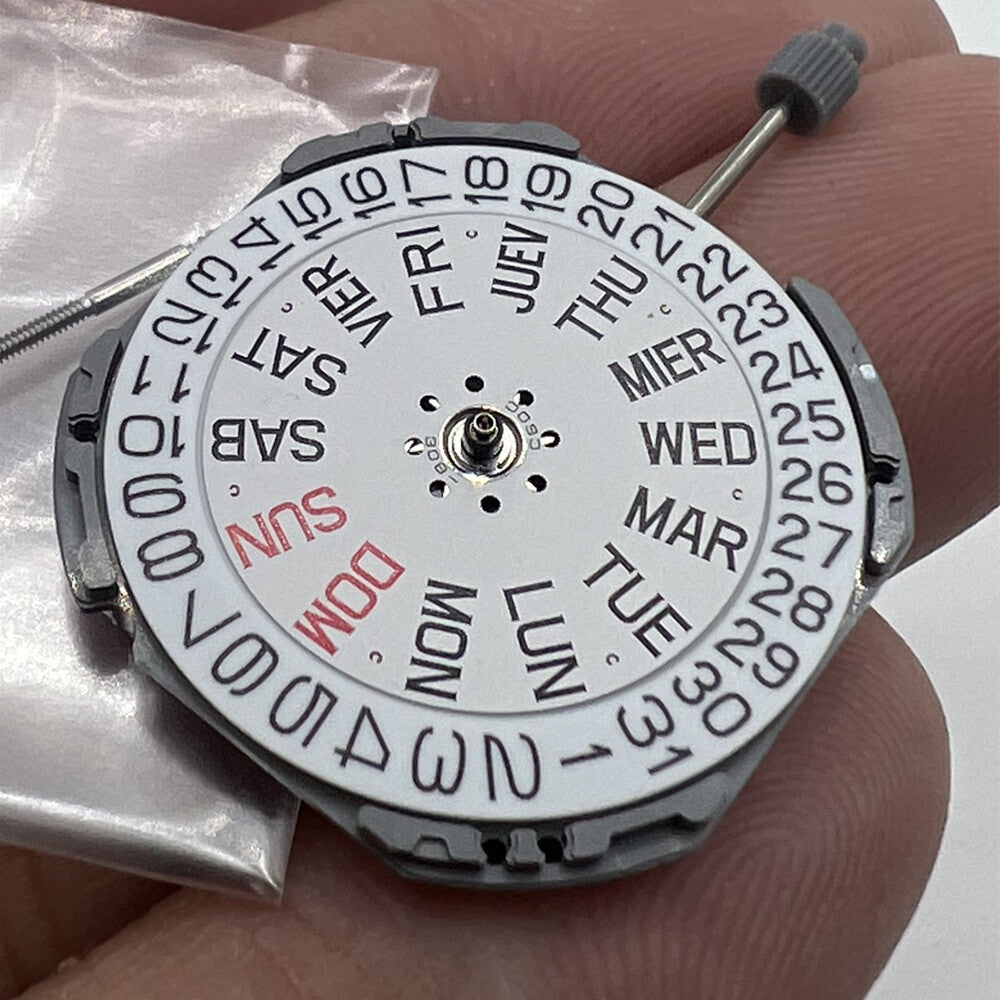 Miyota GR02 Japan quartz watch movement, replacement for 1S13, precise timekeeping mechanism.