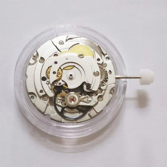 China Made 2824 automatic mechanical watch with black balance wheel and 3 hands for precise timekeeping