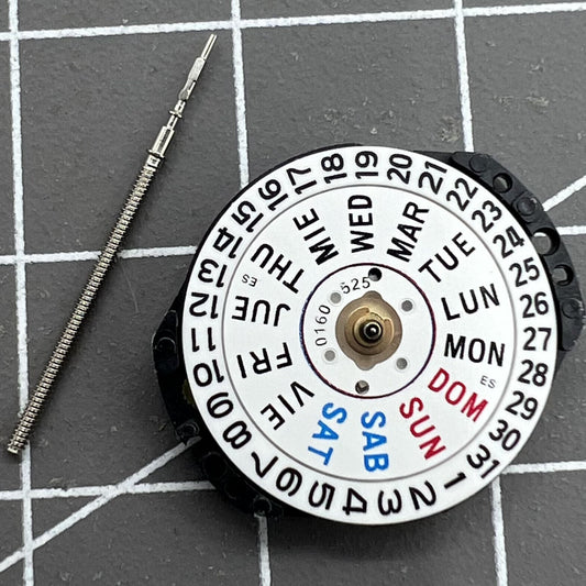 Hattori Epson TMI VX83 quartz watch movement with stem, precision Japan-made mechanism for accessories
