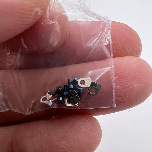 Watch Part casing clamp and screws for Seagull ST3600 ETA6497 movement, precision fit accessory.