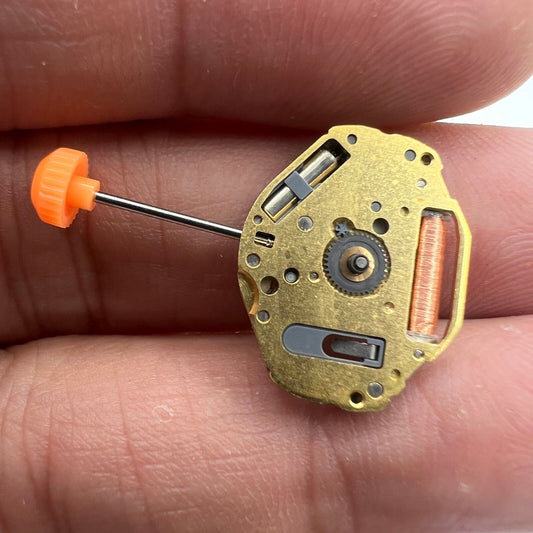 Miyota 1L22 Japan Quartz Movement watch mechanism with 2 hands, no calendar, reliable precision craftsmanship.
