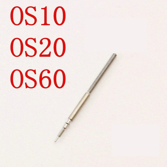 Generic watch winding stem for OS10/OS20/OS60 automatic movement repair, precision fit accessory.
