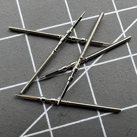 Generic watch winding stem for Orient 46941 46943 movement, precise fit for watch repair.