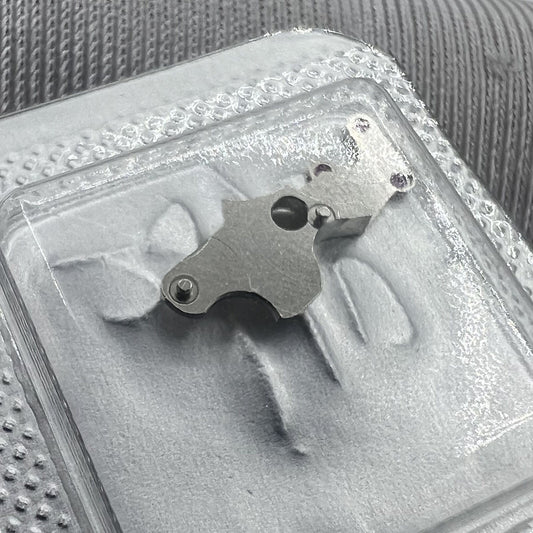Ref.110 train wheel bridge for ETA 2892, precision watch part enhancing movement reliability.