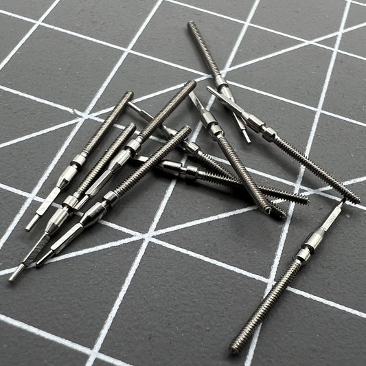 Generic watch winding stems for Tianjin ST1612 movement, compatible replacement parts for repair and maintenance.