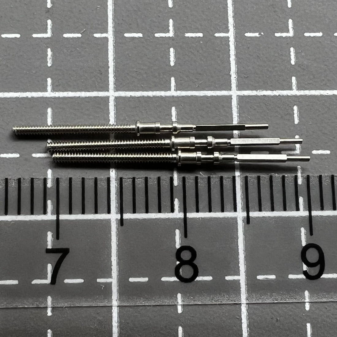 Set of 5 Epson YN55 YN56 watch winding stems, precision Japanese replacement parts for watch repair