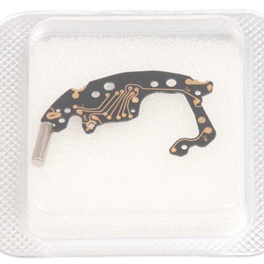 Swiss Made Ronda Z60 quartz watch circuit board, precision replacement part for timepiece repair.