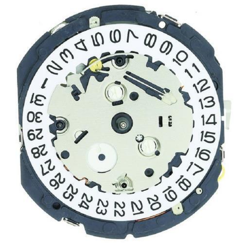 Hattori Epson YM24A quartz watch movement, precision Japan-made mechanism for repair and replacement.