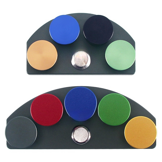 Die-cast alloy Watch Repair 30180 oil cup stand with 4/5 containers for precise watch maintenance.