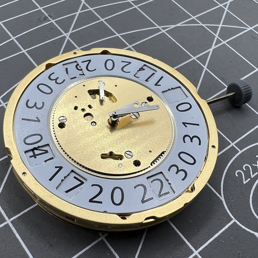 Swiss Ronda 8040N quartz watch movement for precise timekeeping in luxury watches.