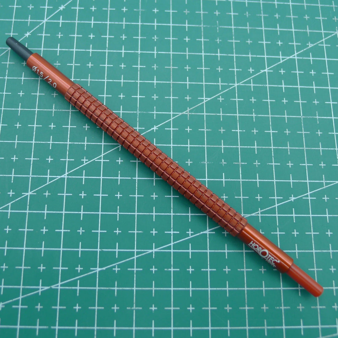 Horotec MSA05.012 tool for precise fitting of Valjoux 7750 watch hands in Swiss watch repairs.