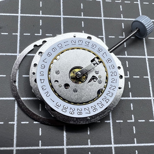 Quarzuhr with Ronda 784 movement, date display at 3 o'clock for precise timekeeping and style.