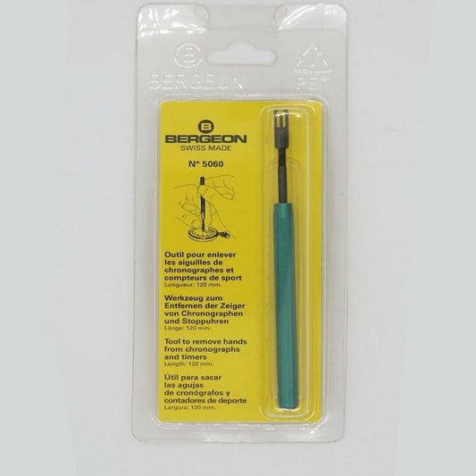 Bergeon 5060 hand removal tool for chronographs and timers, precision Swiss-made watch accessory