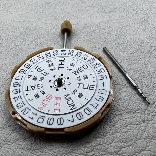 Japan Miyota GM00 quartz watch movement with date and day display for precise timekeeping